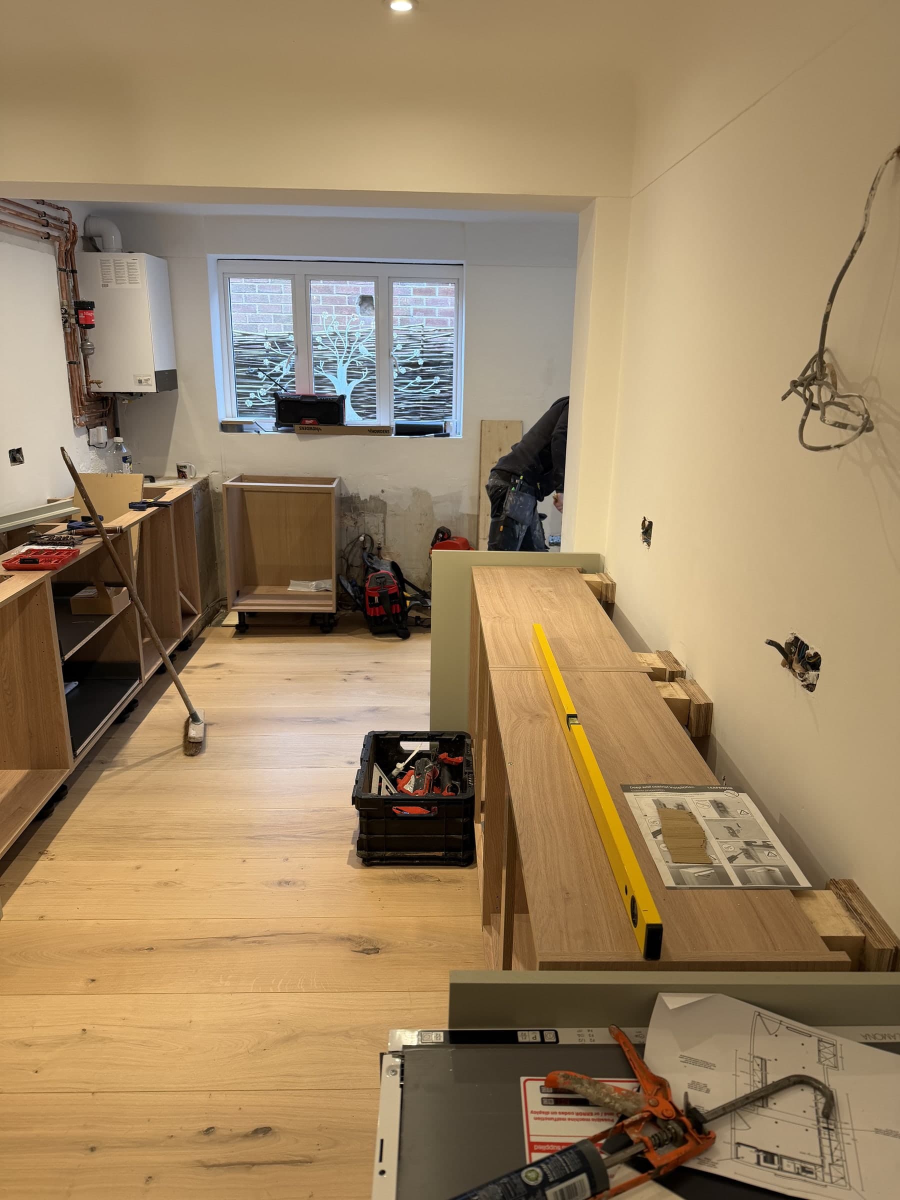 Kitchen renovation progress photo 3